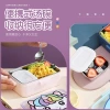 J35-2531A single-compartment lunch box, cartoon stainless steel lunch box, gift and prize, with tableware, lunch box, warm heart and stomach details Picture